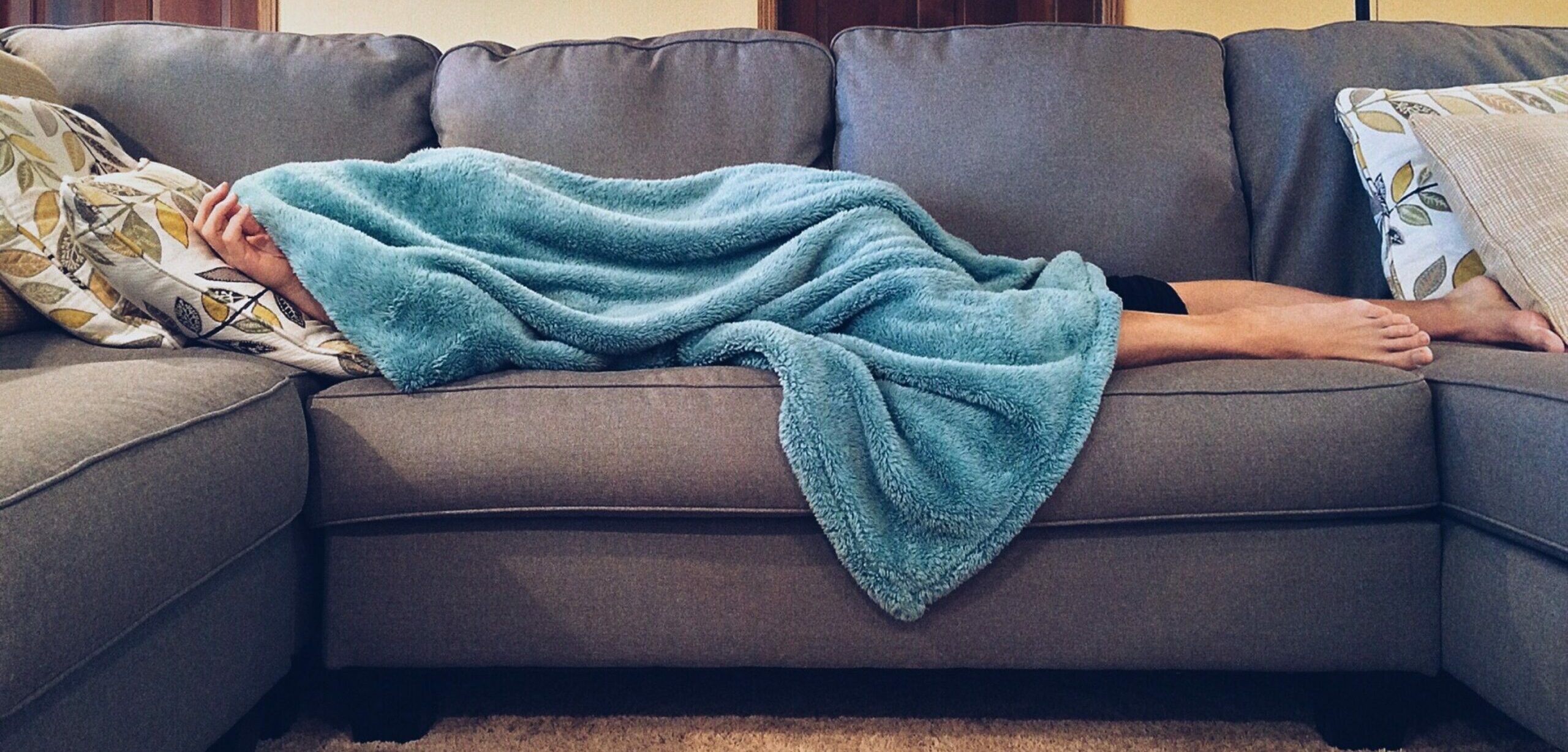 sick on the couch